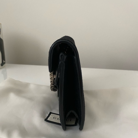 Gucci Super Mini Dionysus in Black Suede - Picture 3 of 8